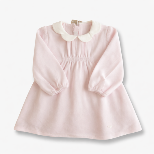Vestido invierno Español tono rosa
